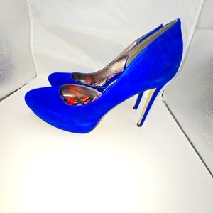 Elegant Blue Women's Heels
